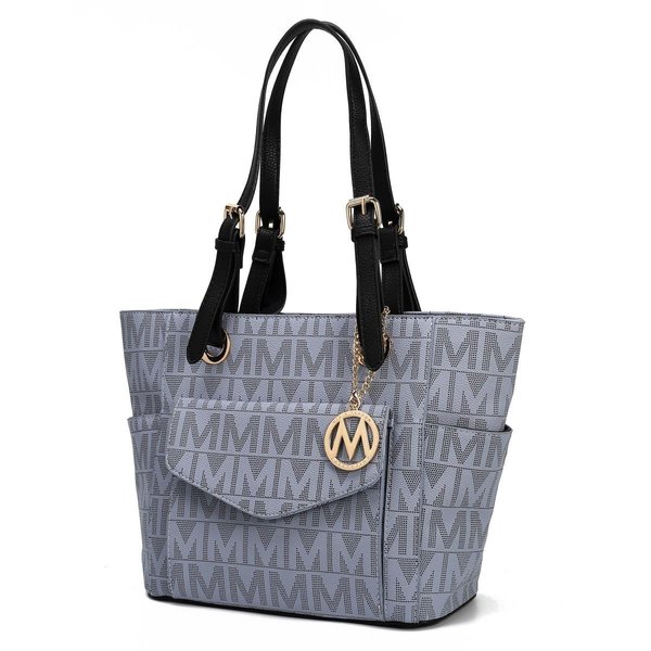 Weird Giraffe Games MKF Collection by Mia K. MKF-LKC-BM3360GRY Griselda M Signature Tote Bag by Mia K. Farrow - Grey MKF-LKC-BM3360GRY